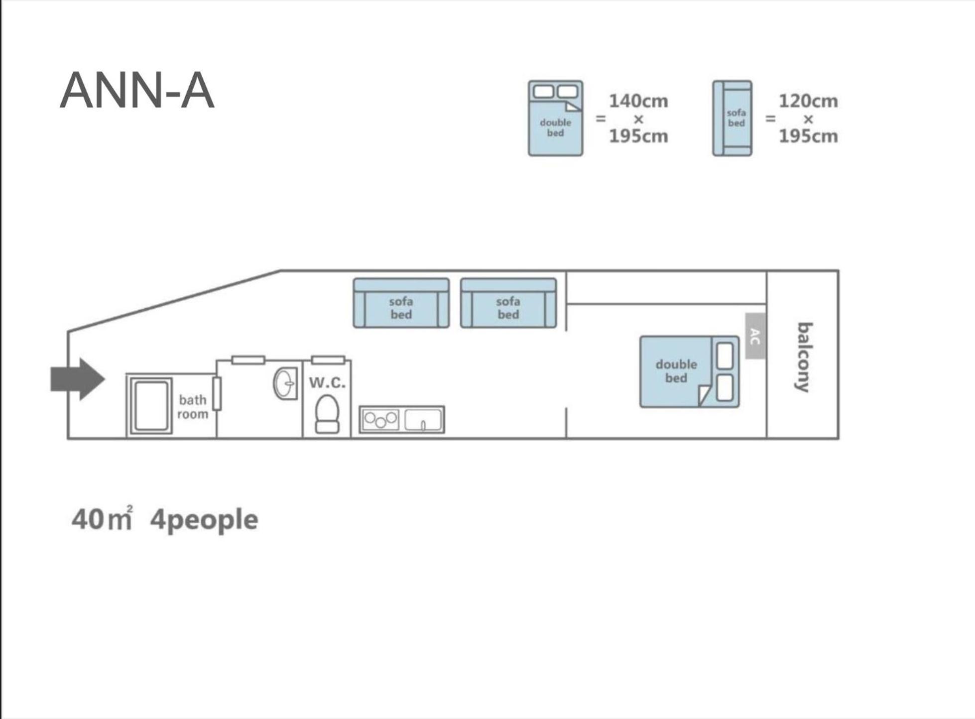 Anaha Naniwa Nibankan Apartment Osaka